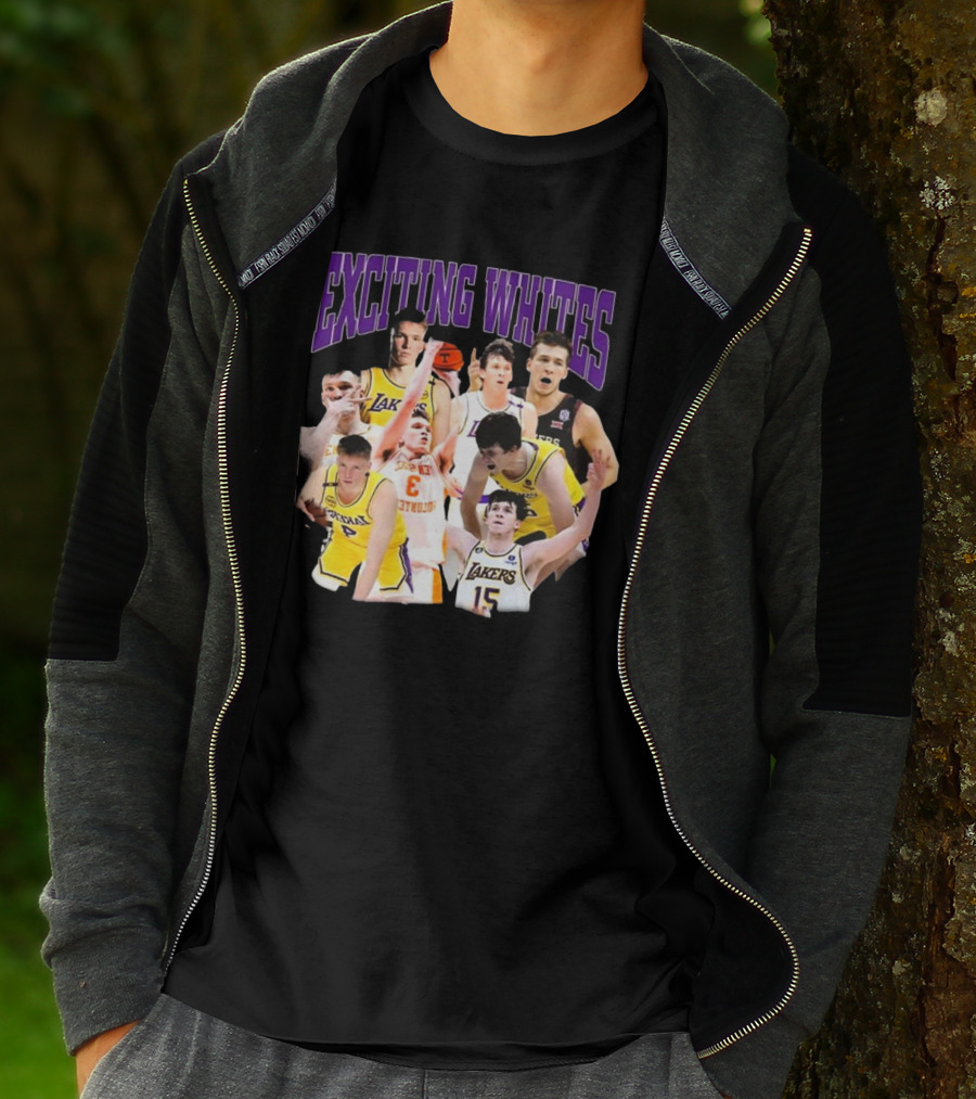 Dalton Knecht Austin Reaves Exciting Whites Lakers Basketball T-Shirt