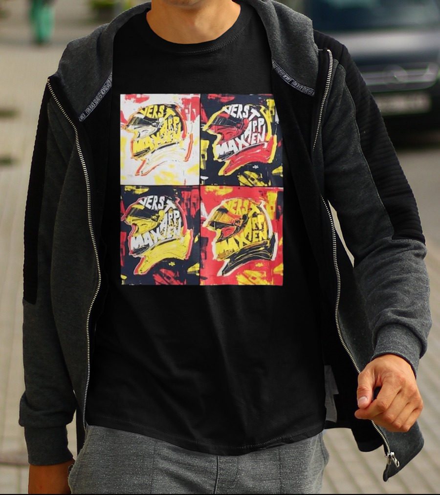 Red Bull Racing Verstappen Pop Art Helmet T-Shirt