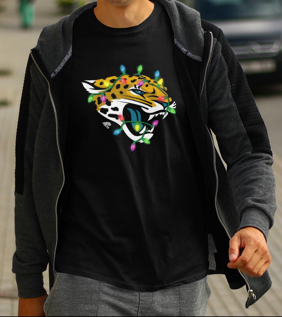 Jacksonville Jaguars Holiday Lights T-Shirt
