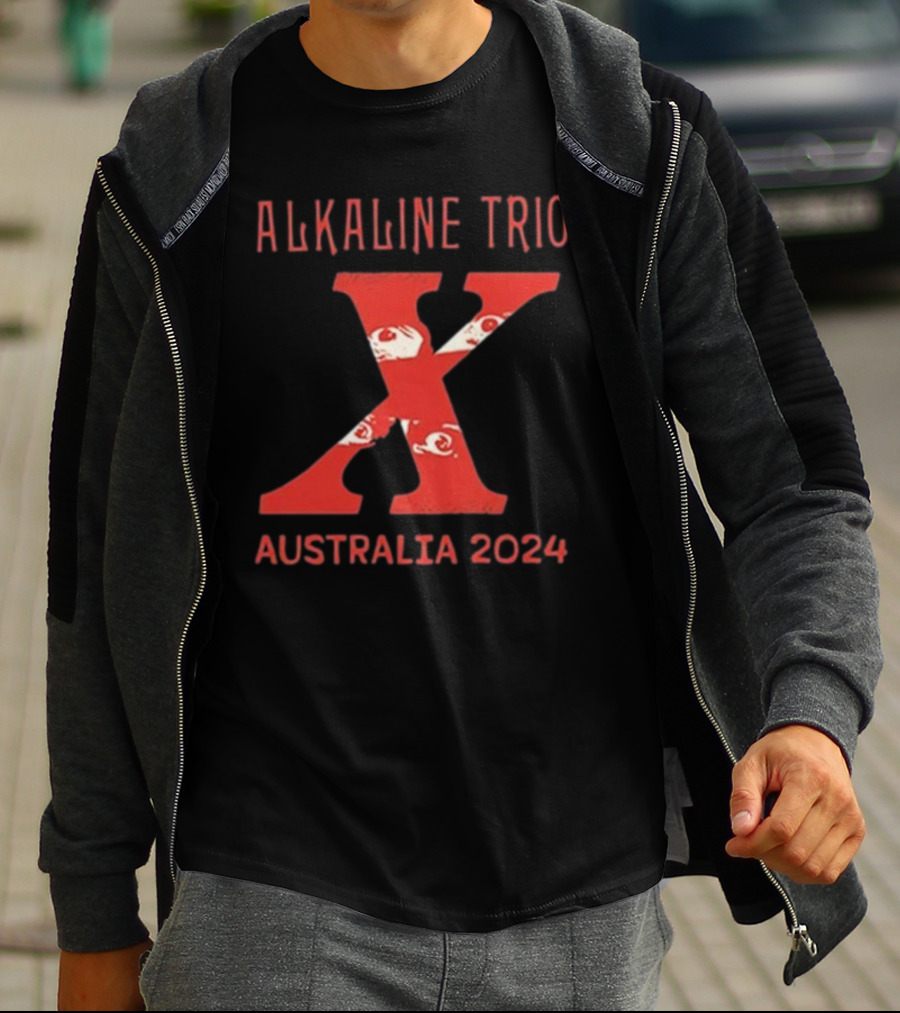 Alkaline Trio X Blood Hair Eyeballs Australia T-Shirt