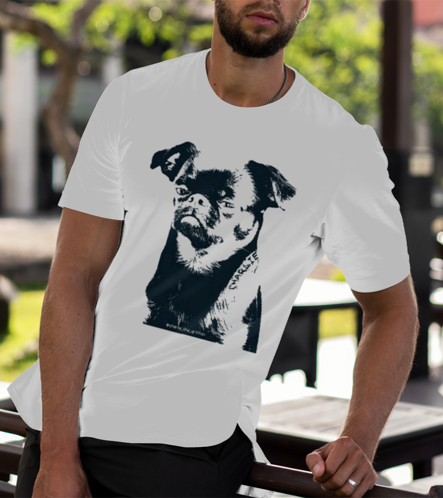 Charlie The Griffon Charlie Face Sketch T-Shirt