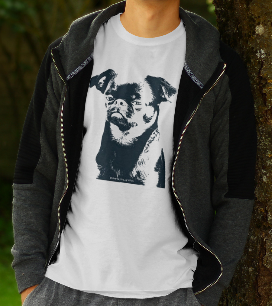 Charlie The Griffon Charlie Face Sketch T-Shirt