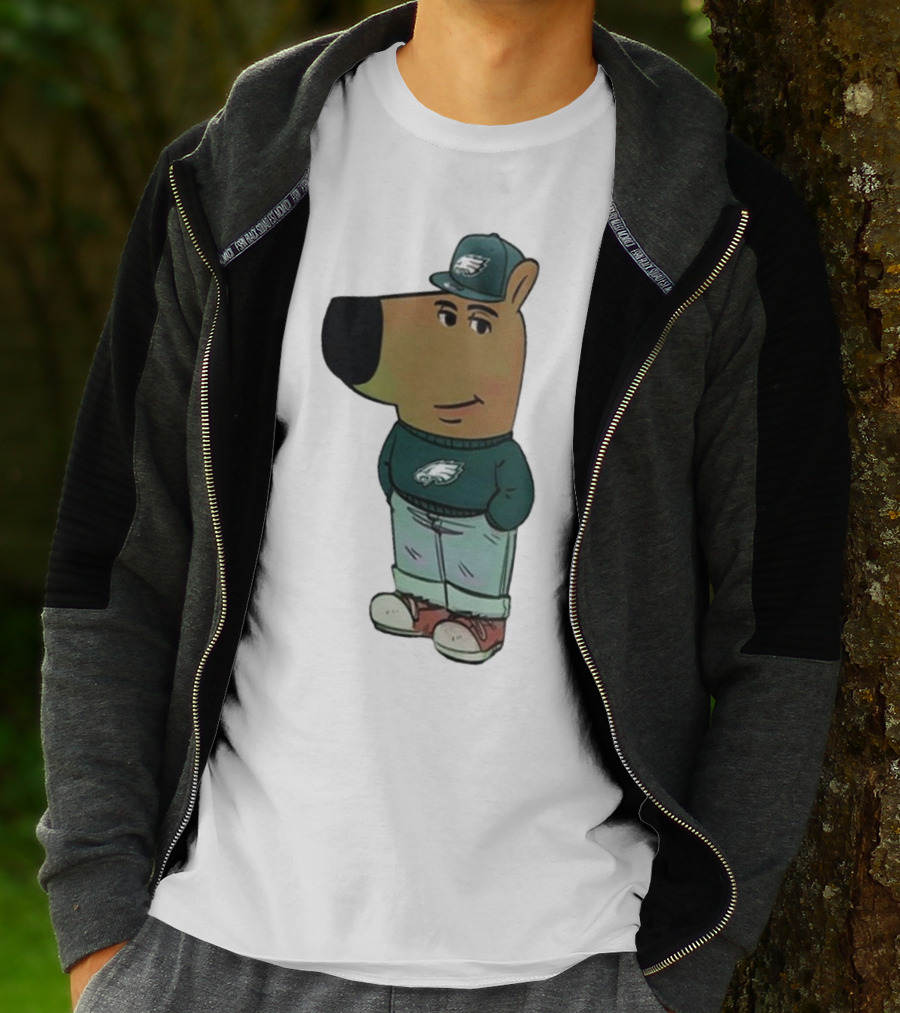 I Am Just A Chill Guy Philadelphia Eagles Character In Hat T-Shirt