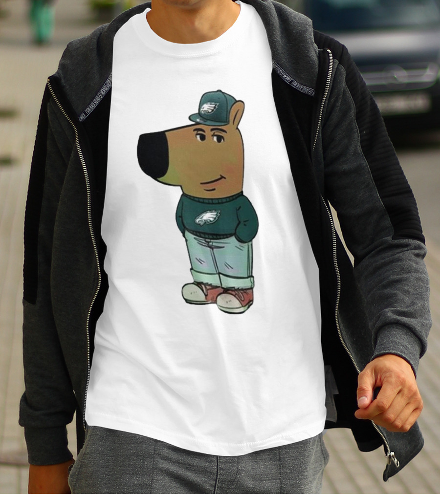 I Am Just A Chill Guy Philadelphia Eagles Character In Hat T-Shirt