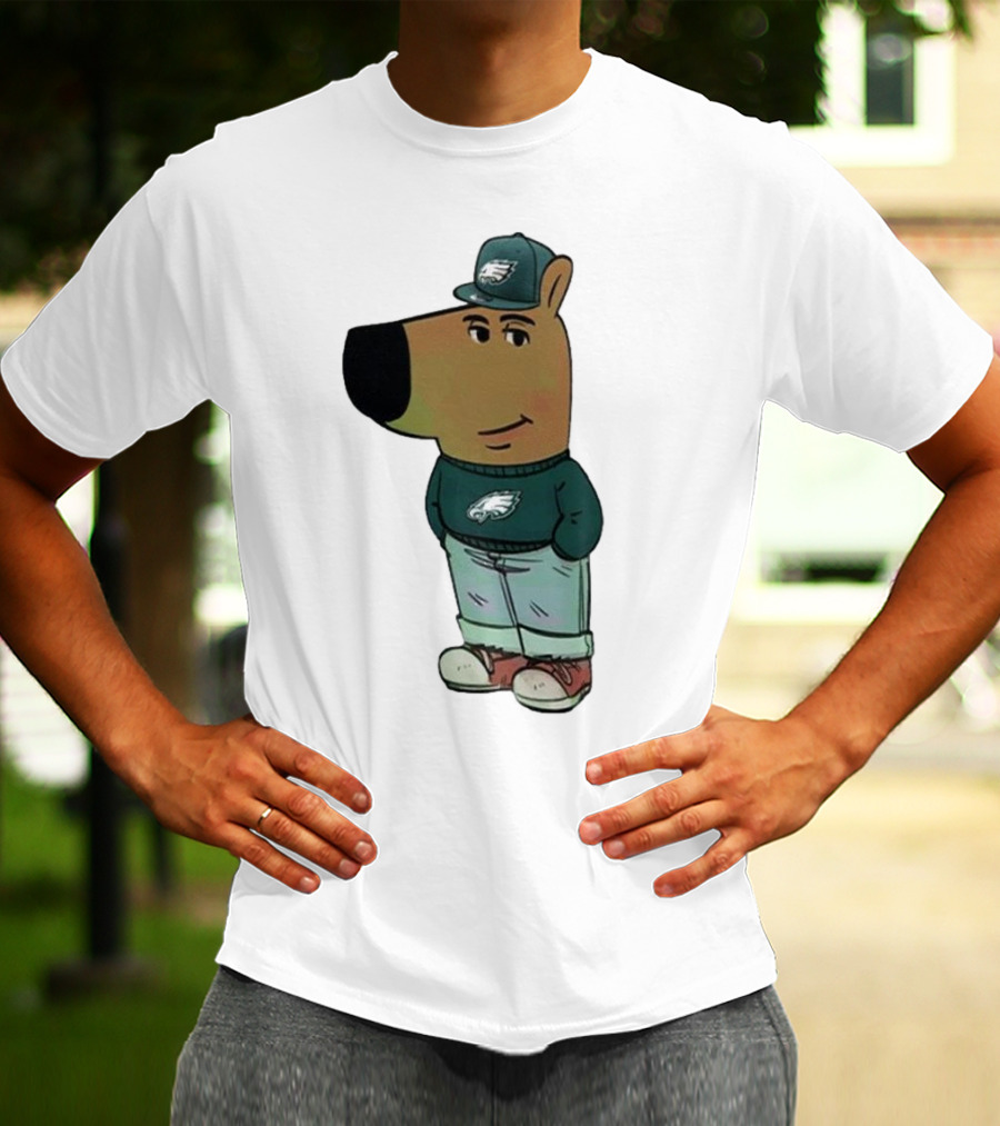 I Am Just A Chill Guy Philadelphia Eagles Character In Hat T-Shirt