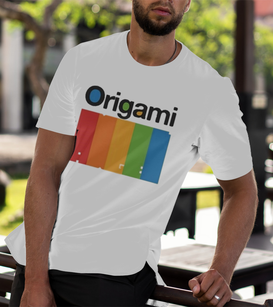 Origami Spectrum Rainbow Blocks T-Shirt