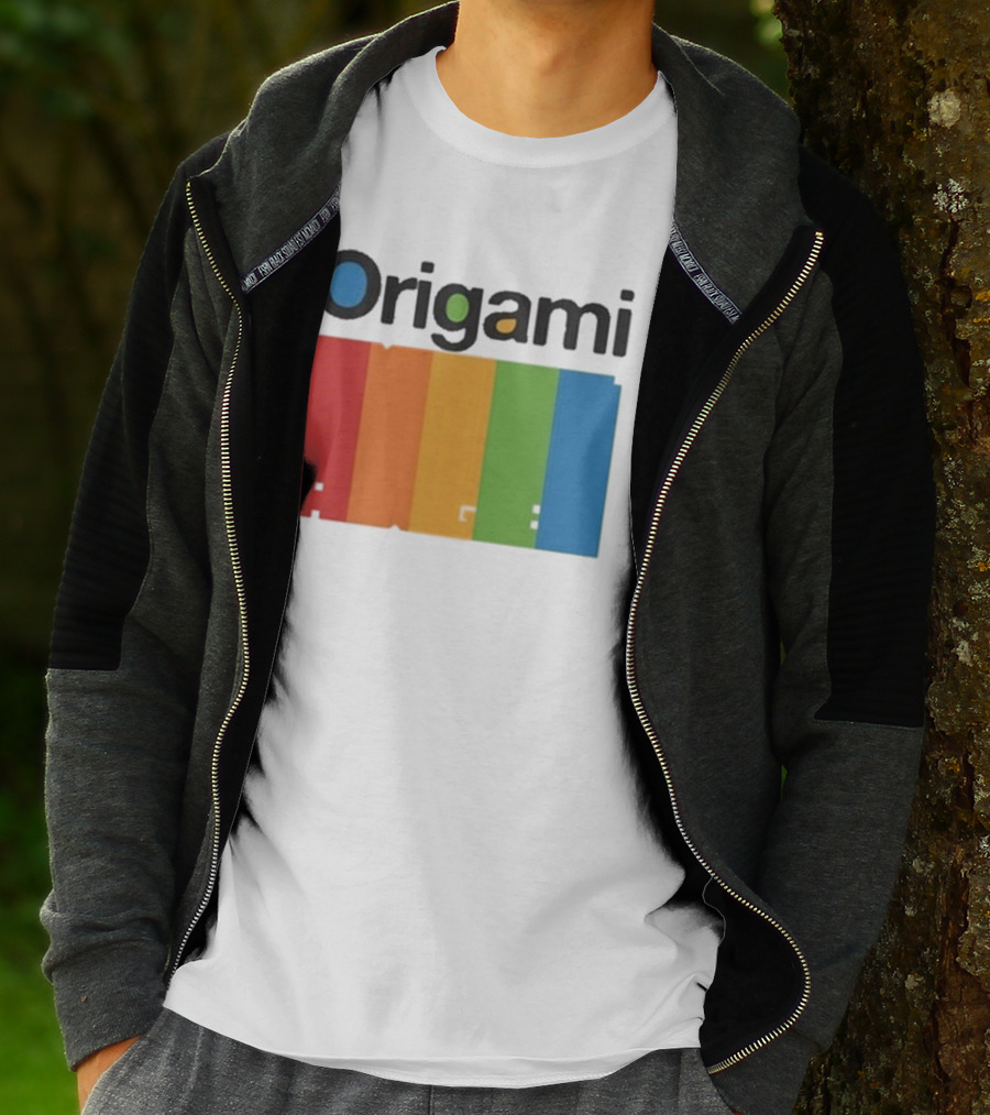 Origami Spectrum Rainbow Blocks T-Shirt