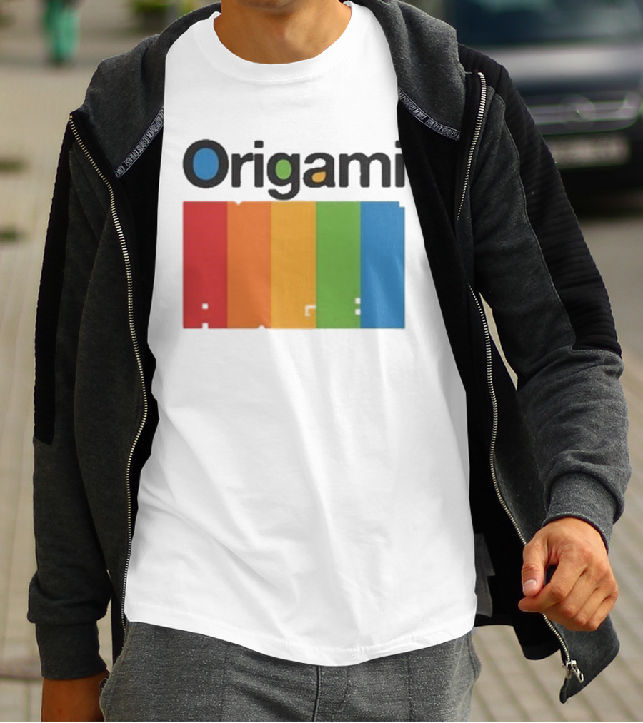 Origami Spectrum Rainbow Blocks T-Shirt