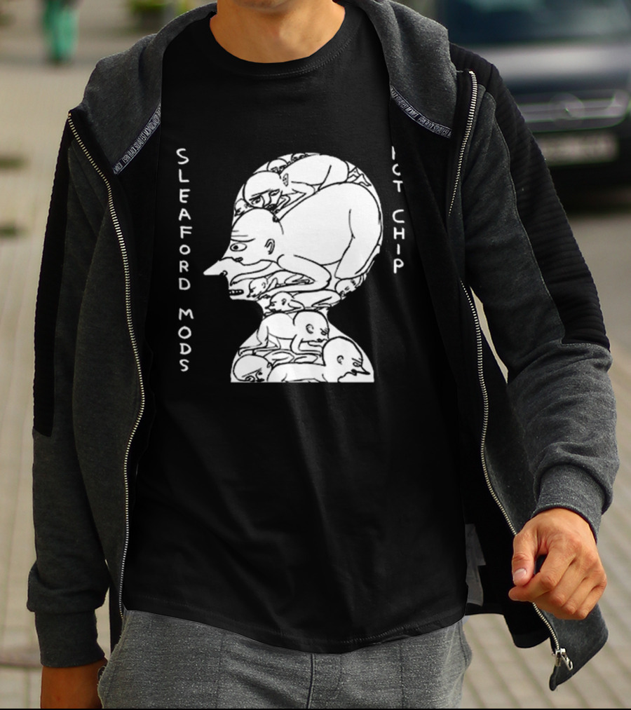 Sleaford Mods Hot Chip Abstract Figure Array T-Shirt