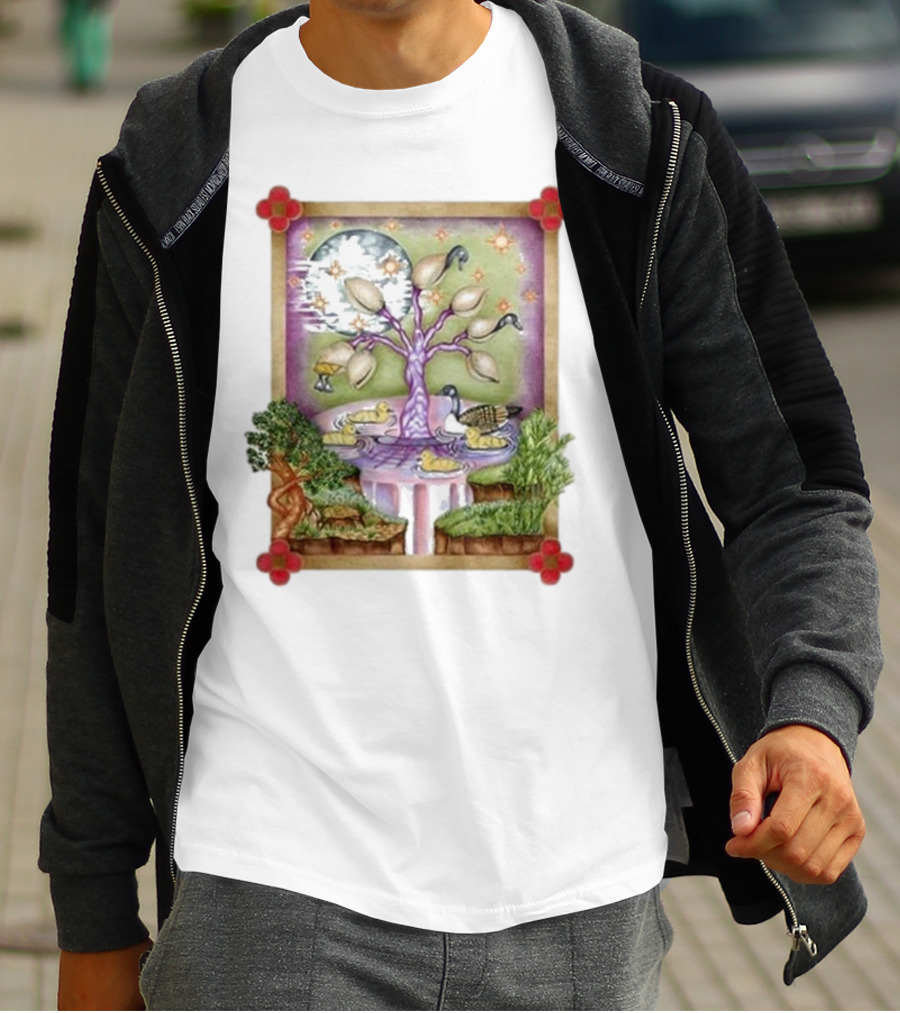 Crumbtheband Crumb Amama Enchanted Tree And Celestial Harmony T-Shirt