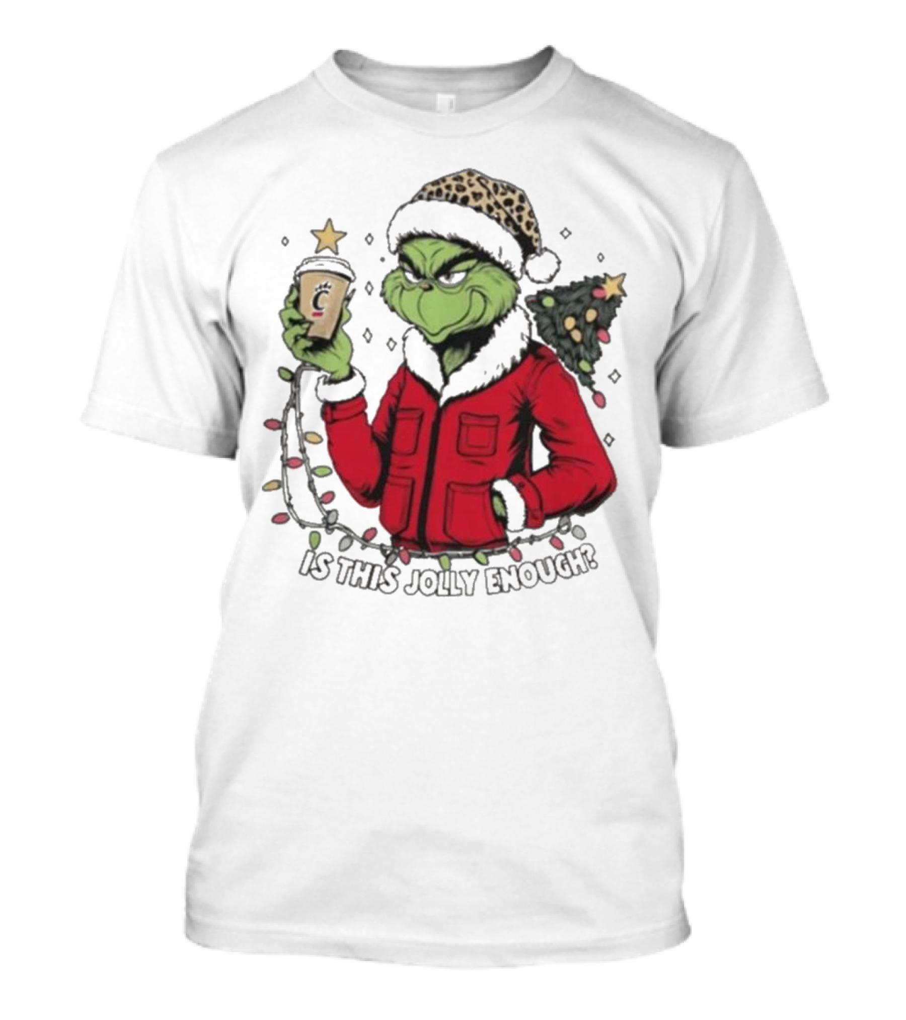 Cincinnati Bearcats Grinch Christmas Is This Jolly Enough T-Shirt
