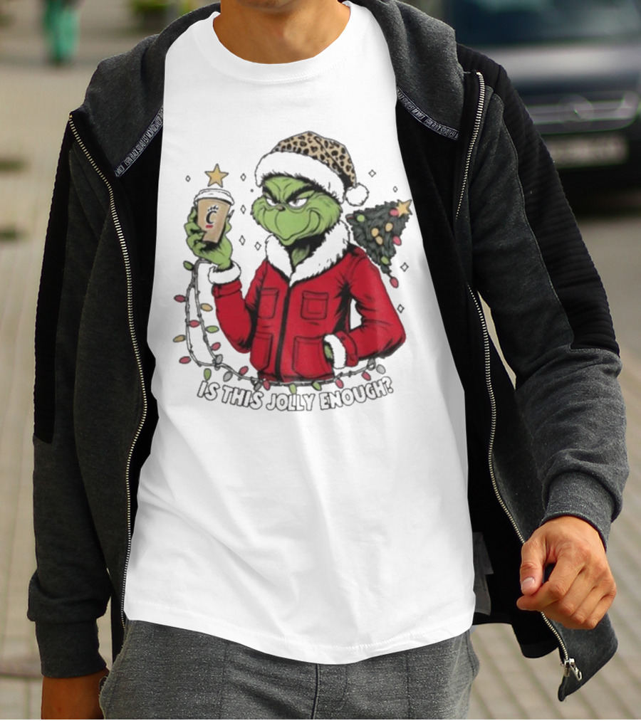 Cincinnati Bearcats Grinch Christmas Is This Jolly Enough T-Shirt