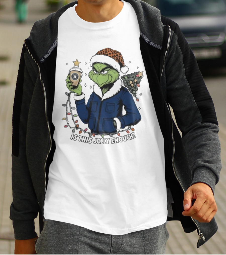 Houston Astros Grinch Christmas Is This Jolly Enough Holiday T-Shirt