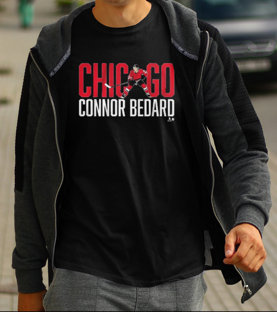 Connor Bedard Chicago Hockey Star T-Shirt