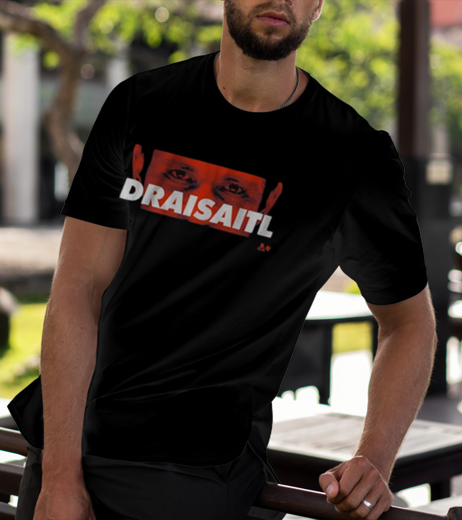Draisaitl Eyes Bold Red Focus T-Shirt