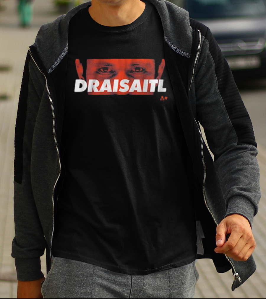 Draisaitl Eyes Bold Red Focus T-Shirt