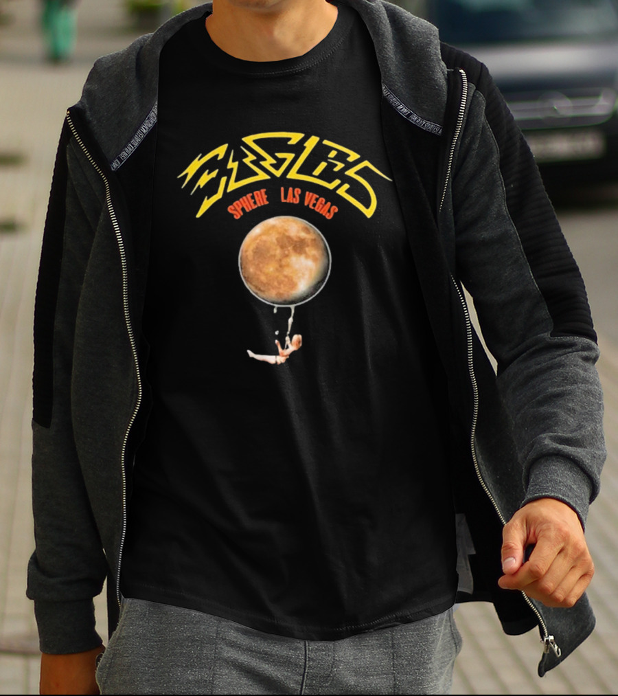 Eagles Sphere Las Vegas Moon Trapeze T-Shirt