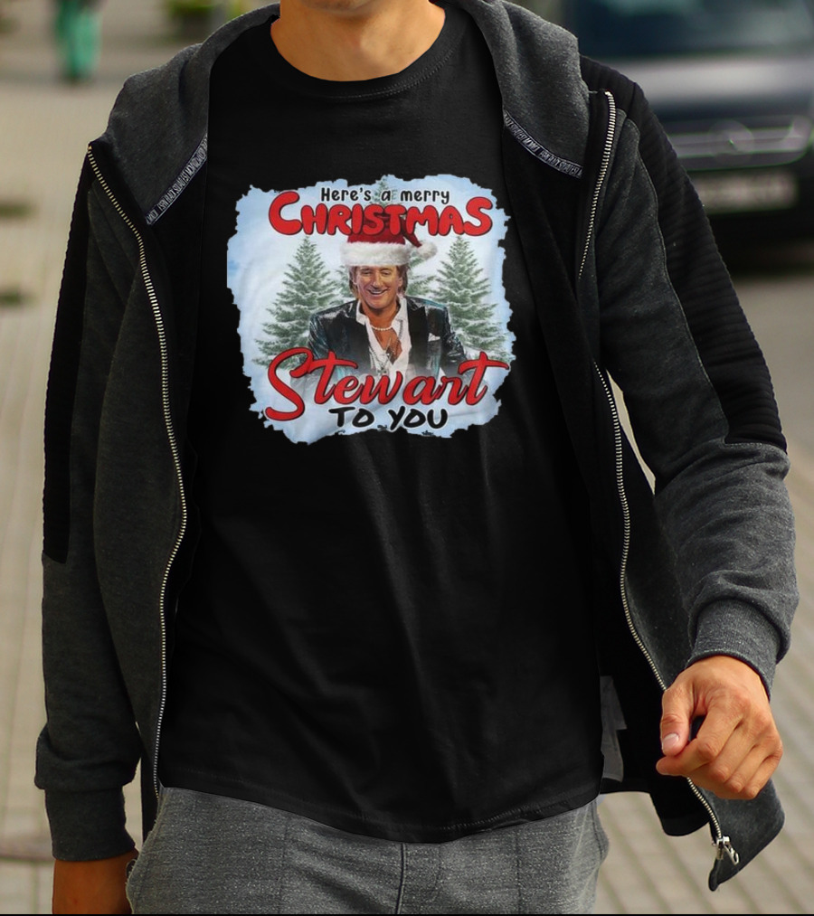 Rod Stewart Here’s A Merry Christmas Stewart To You T-Shirt