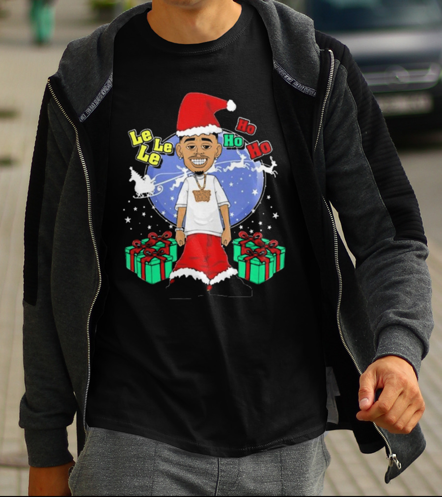 Le Le Le Ho Ho Ho These Foos Lil Foo Christmas T-Shirt