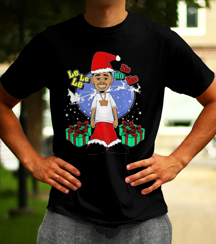 Le Le Le Ho Ho Ho These Foos Lil Foo Christmas T-Shirt