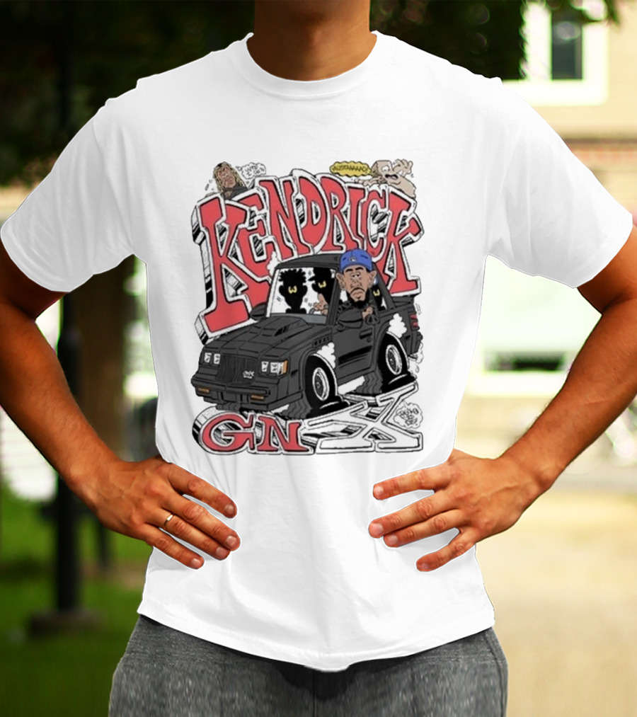 Kendrick GNX Freakorico Cartoon Car T-Shirt