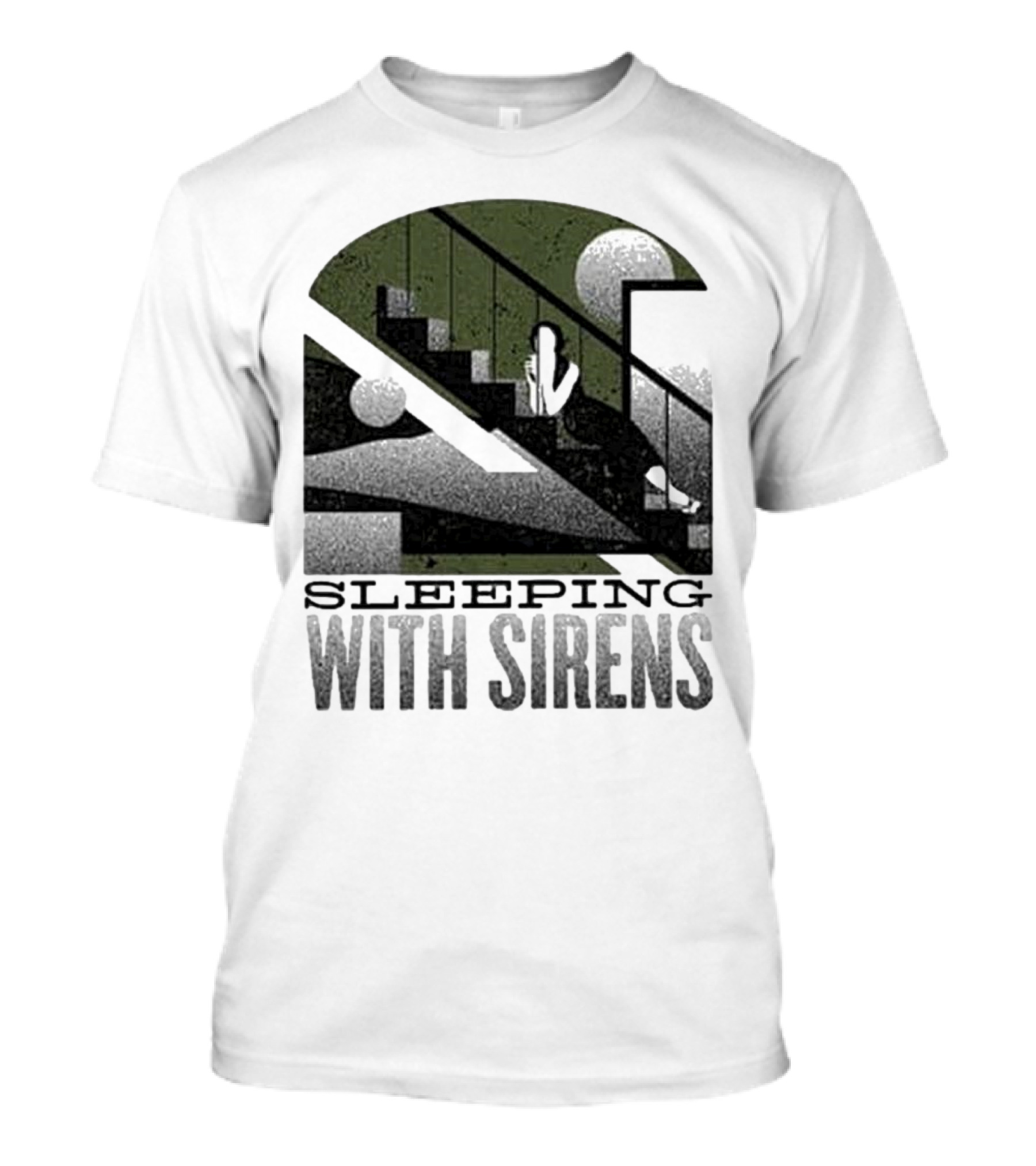Sleeping With Sirens Stairs Retro Minimalist T-Shirt