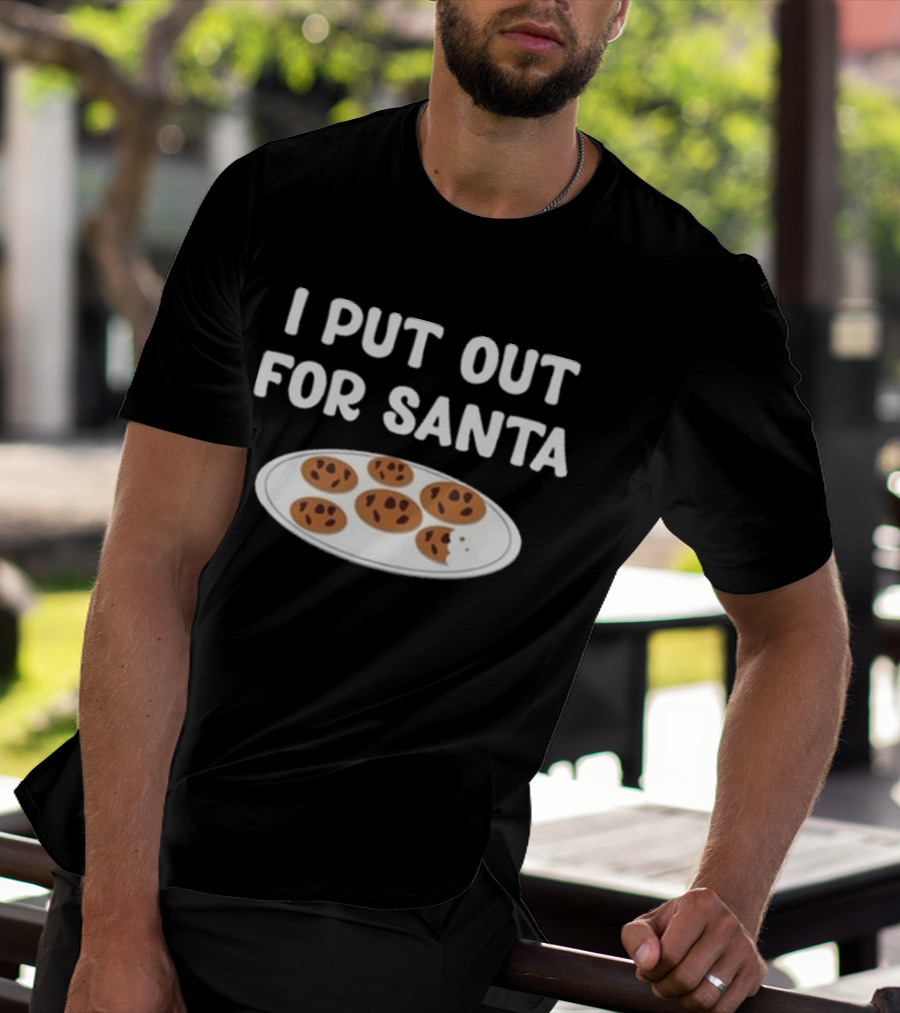 Cookies For Santa Christmas Humor T-Shirt