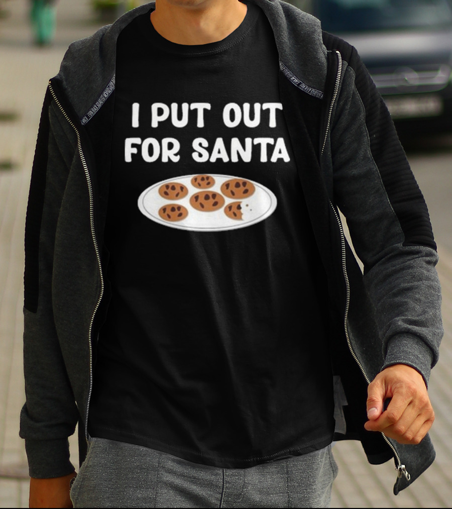 Cookies For Santa Christmas Humor T-Shirt
