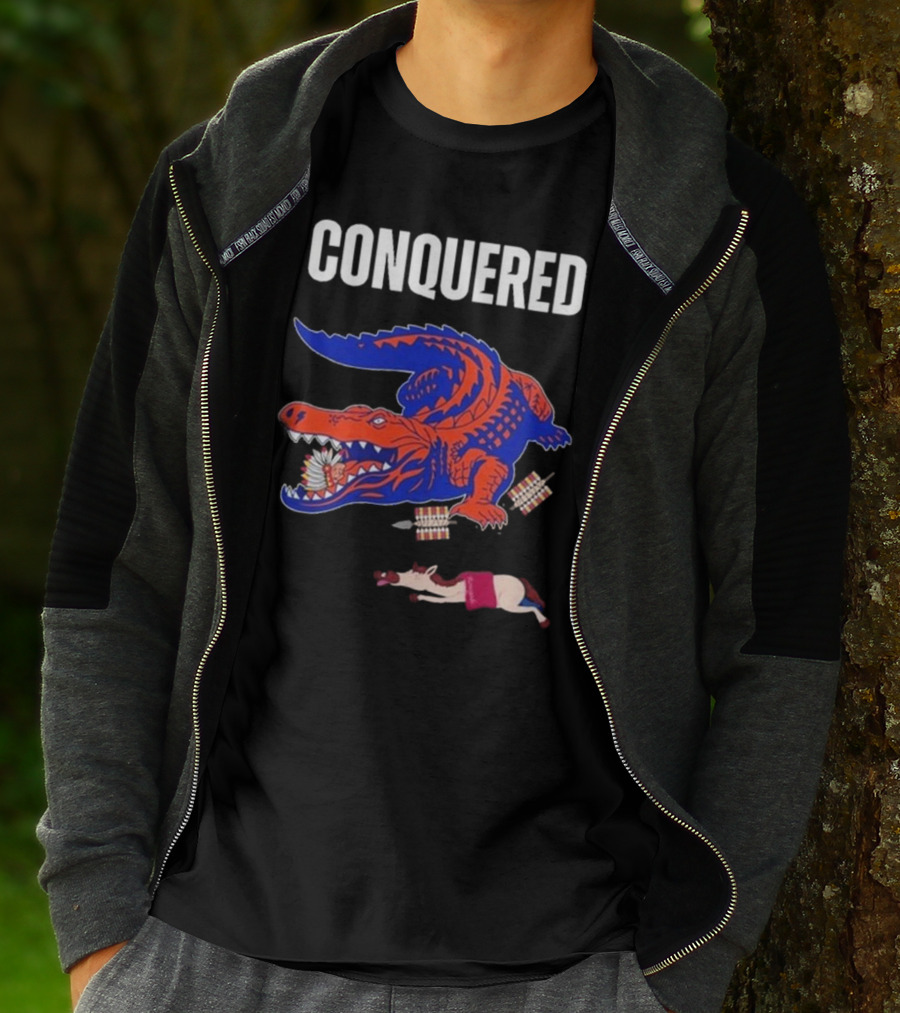 Conquered Florida Alligator Victory Over FSU Representation T-Shirt