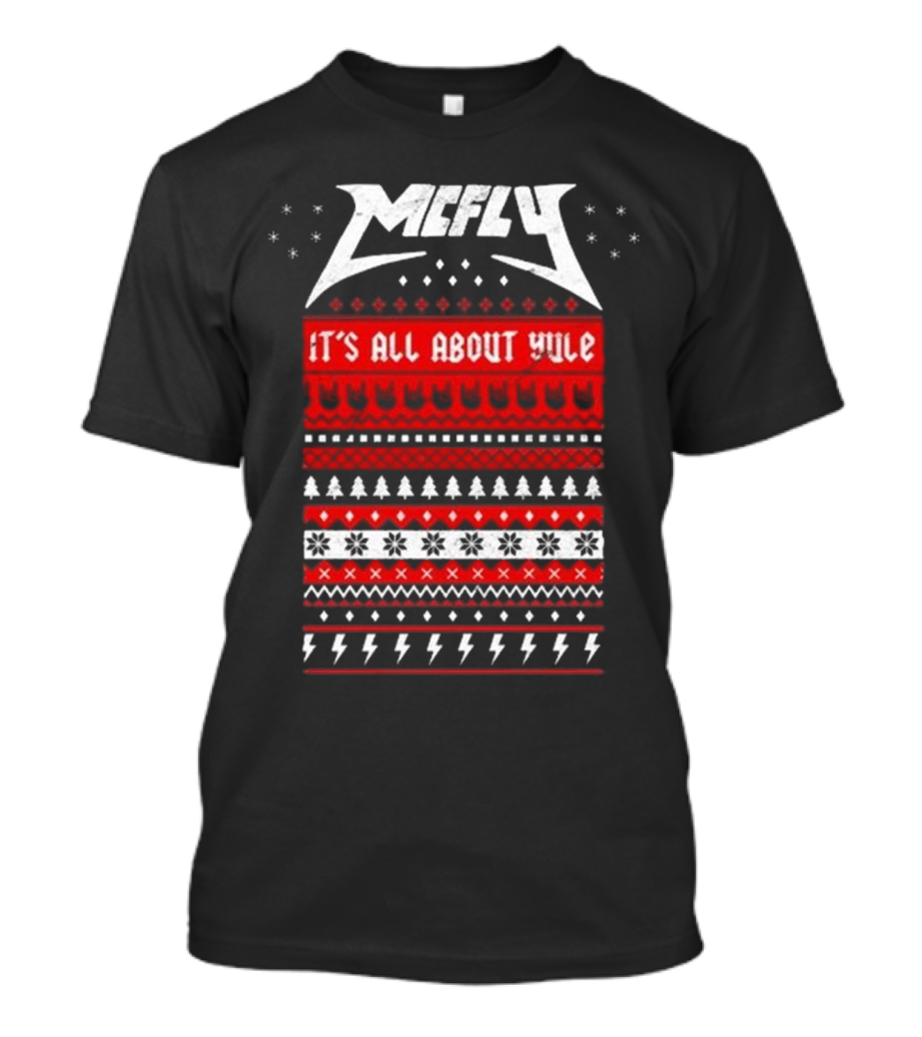 Mcfly Christmas It's All About Yule Festive T-Shirt