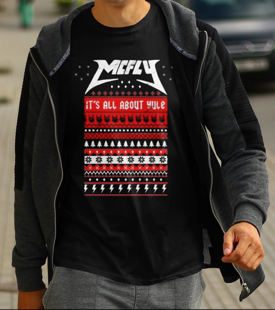 Mcfly Christmas It's All About Yule Festive T-Shirt