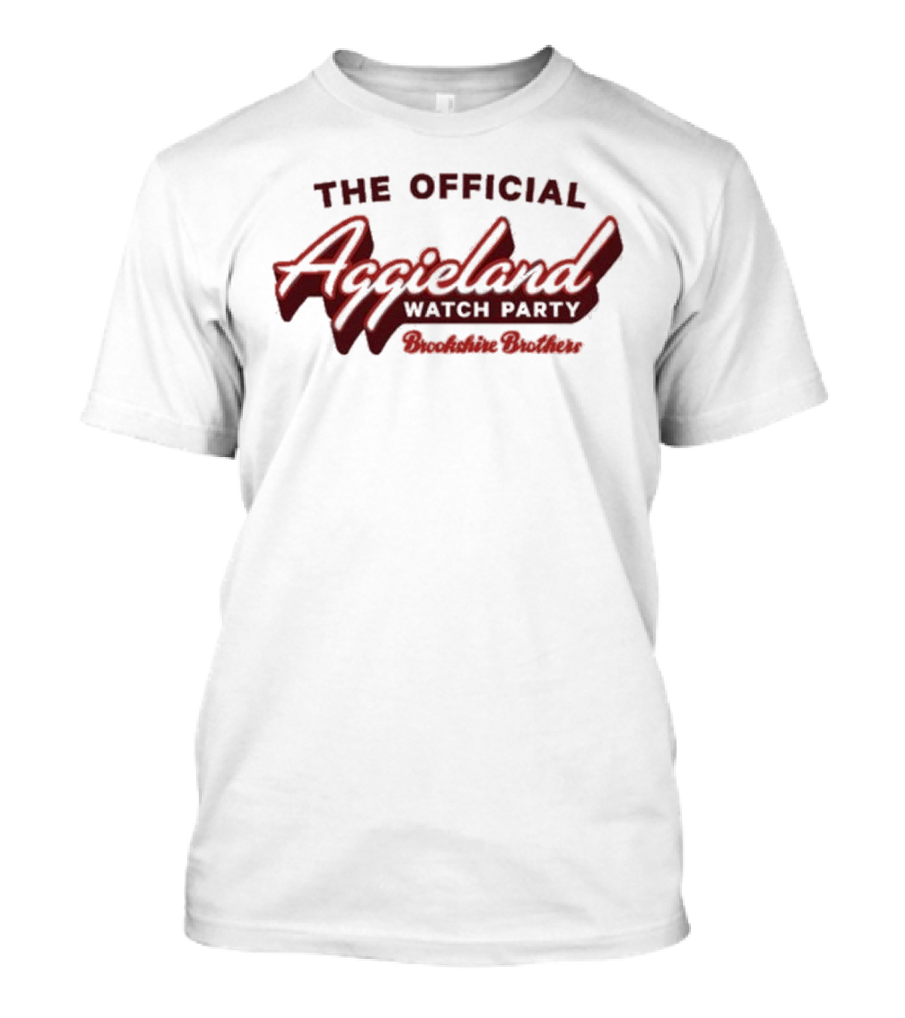 The Official Aggieland Watch Party Brookshire Brothers T-Shirt