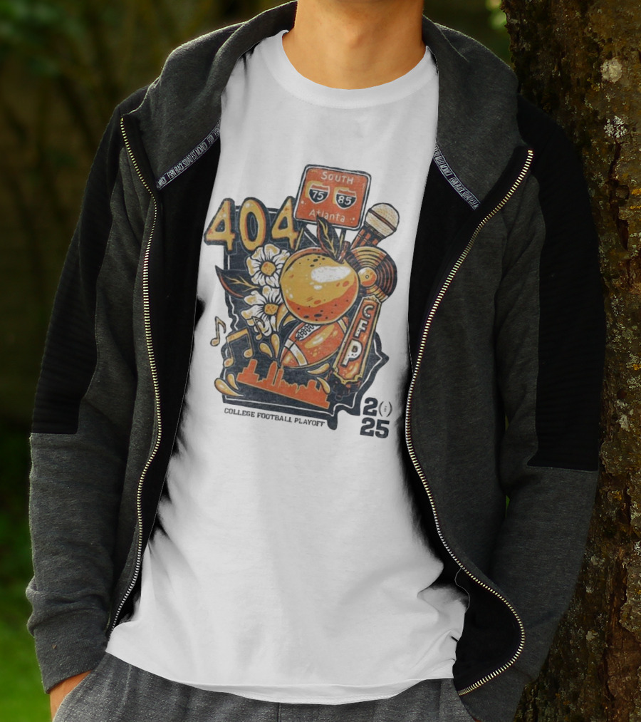 College Football Playoff 2025 404 Atlanta South 75 85 CFP T-Shirt