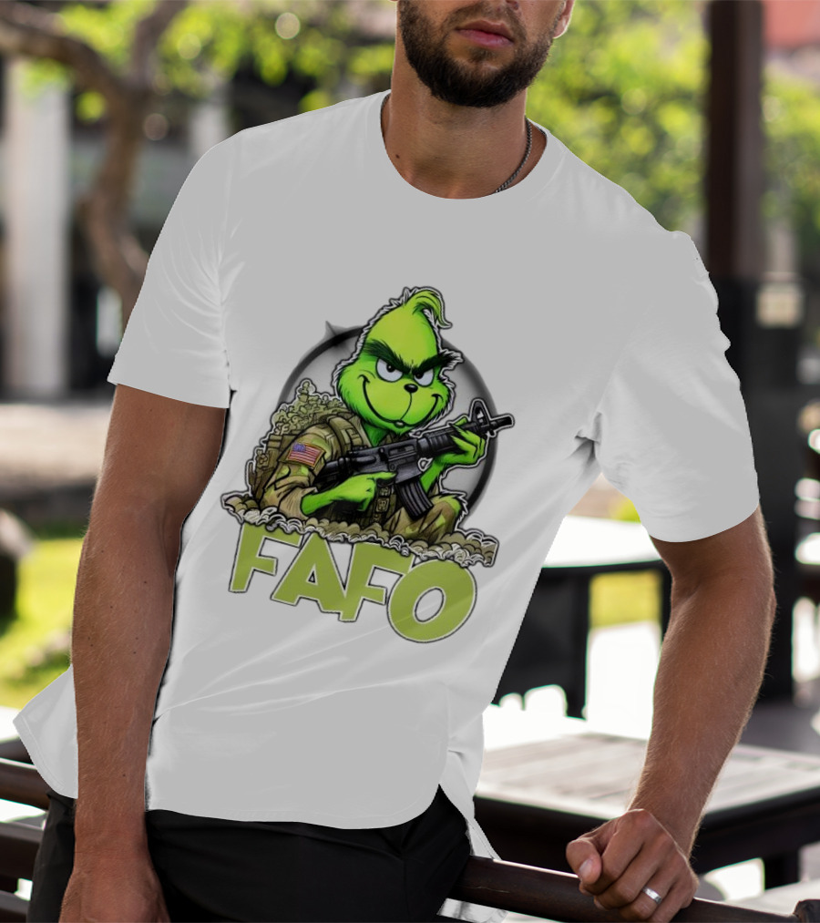 Grinch Fafo Military Christmas Special Edition T-Shirt