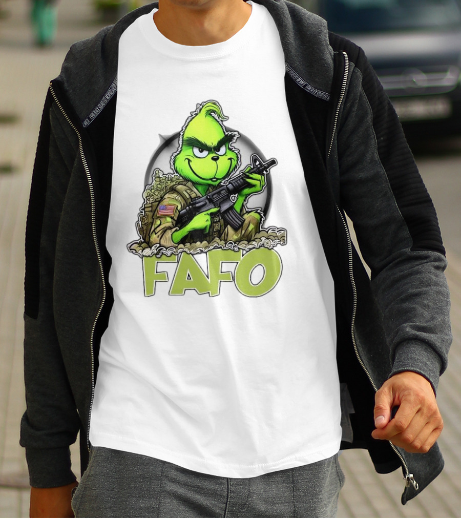 Grinch Fafo Military Christmas Special Edition T-Shirt