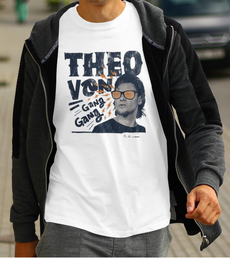 Theo Von Gang Gang Hypno Ivory Sunglasses T-Shirt