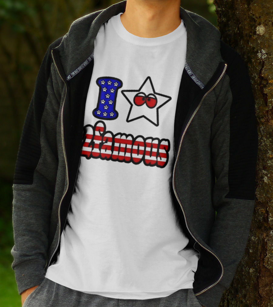 2Famous I Love Star USA 2Famous T-Shirt