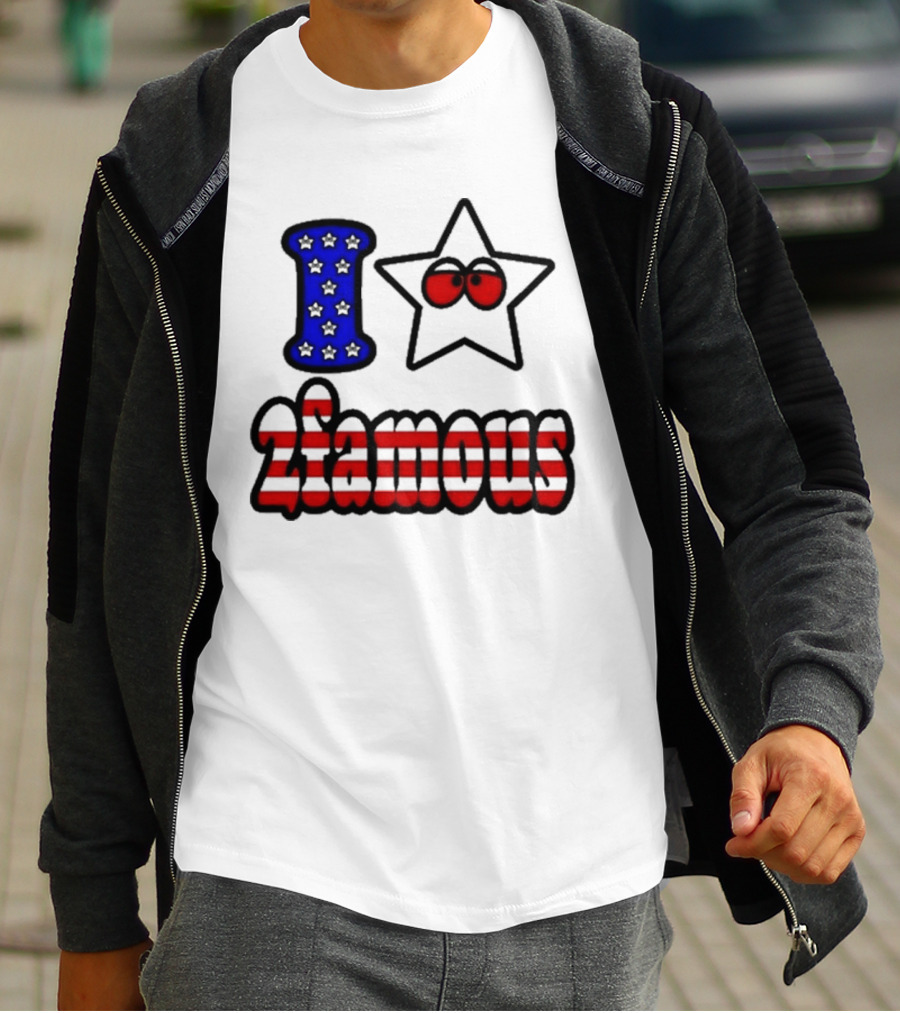 2Famous I Love Star USA 2Famous T-Shirt