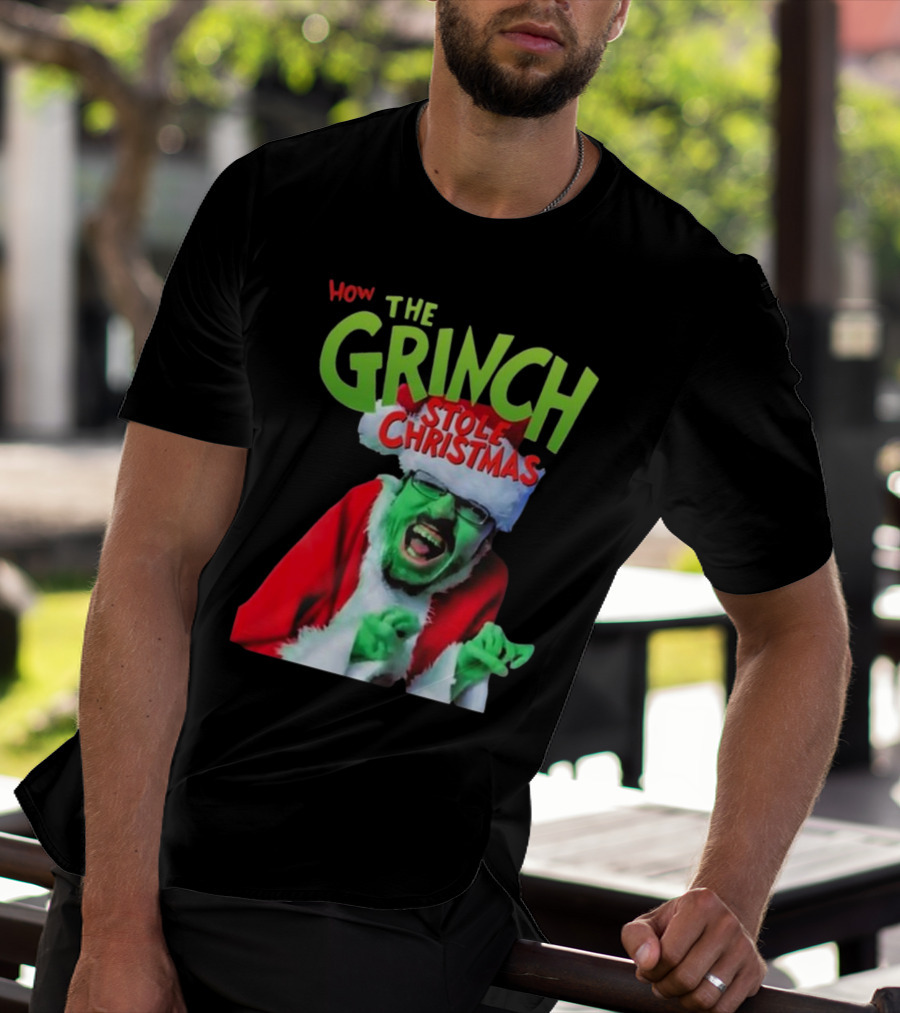 How The Grinch Stole Christmas Santa Costume Fun T-Shirt