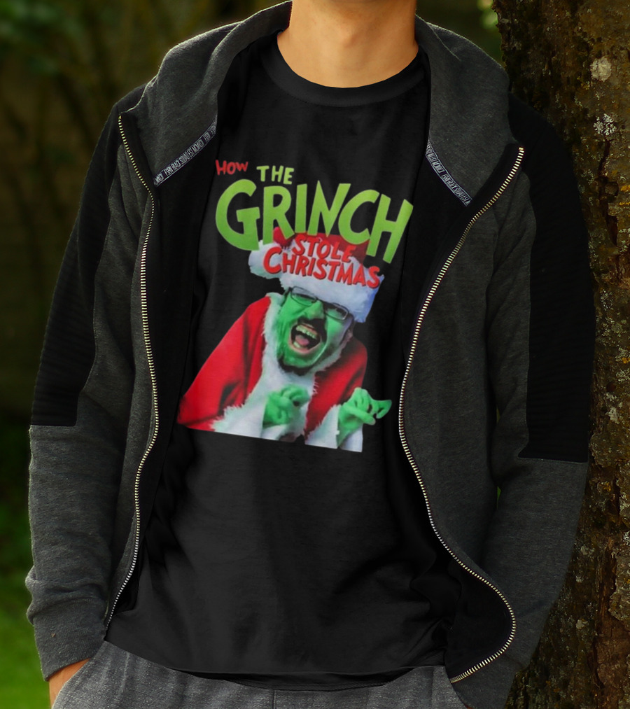 How The Grinch Stole Christmas Santa Costume Fun T-Shirt
