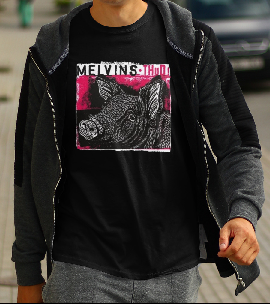 Melvins Thud Black Pig T-Shirt