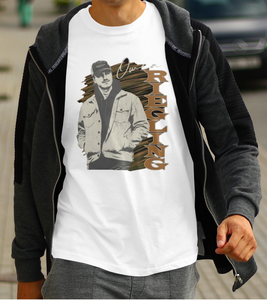 Owen Riegling Styled Portrait With Jacket And Cap T-Shirt