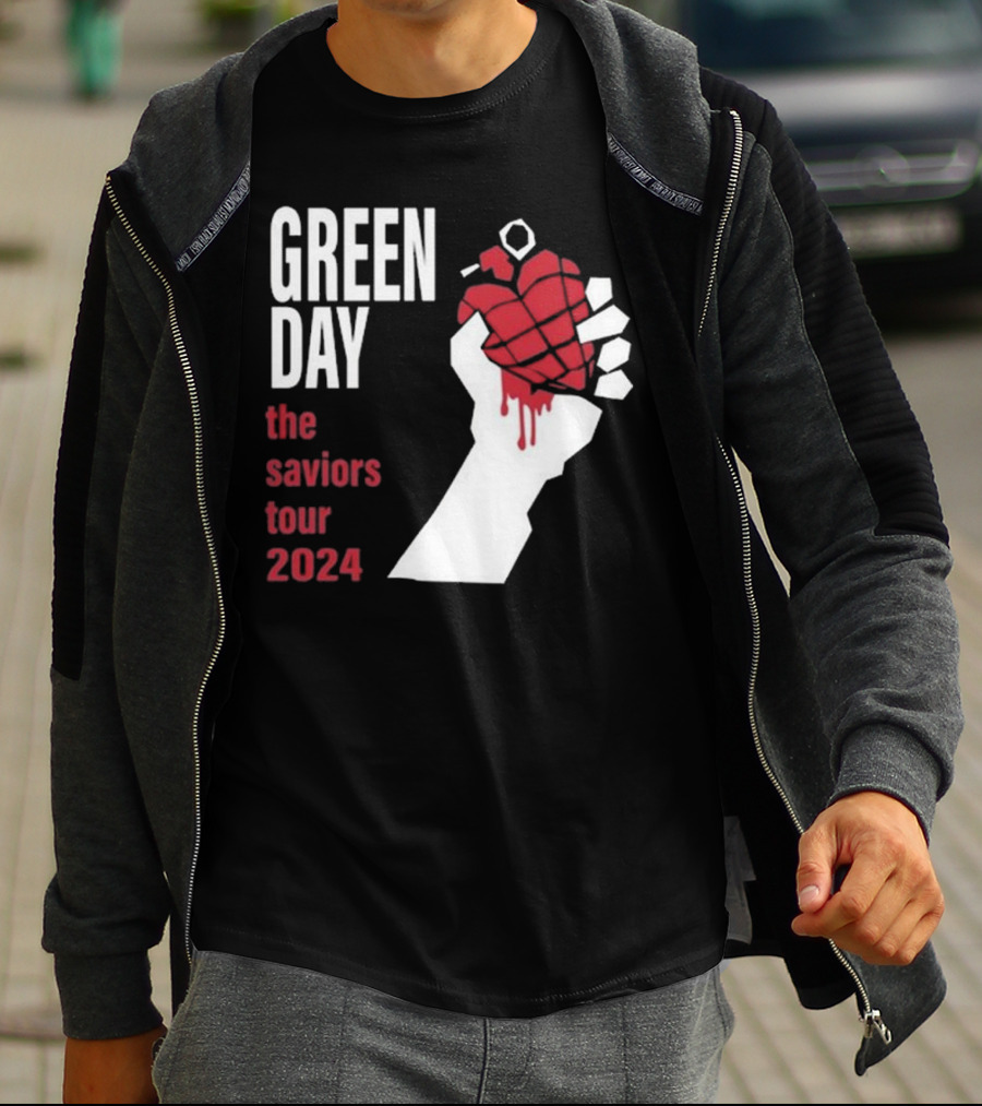 Green Day The Saviors Tour T-Shirt
