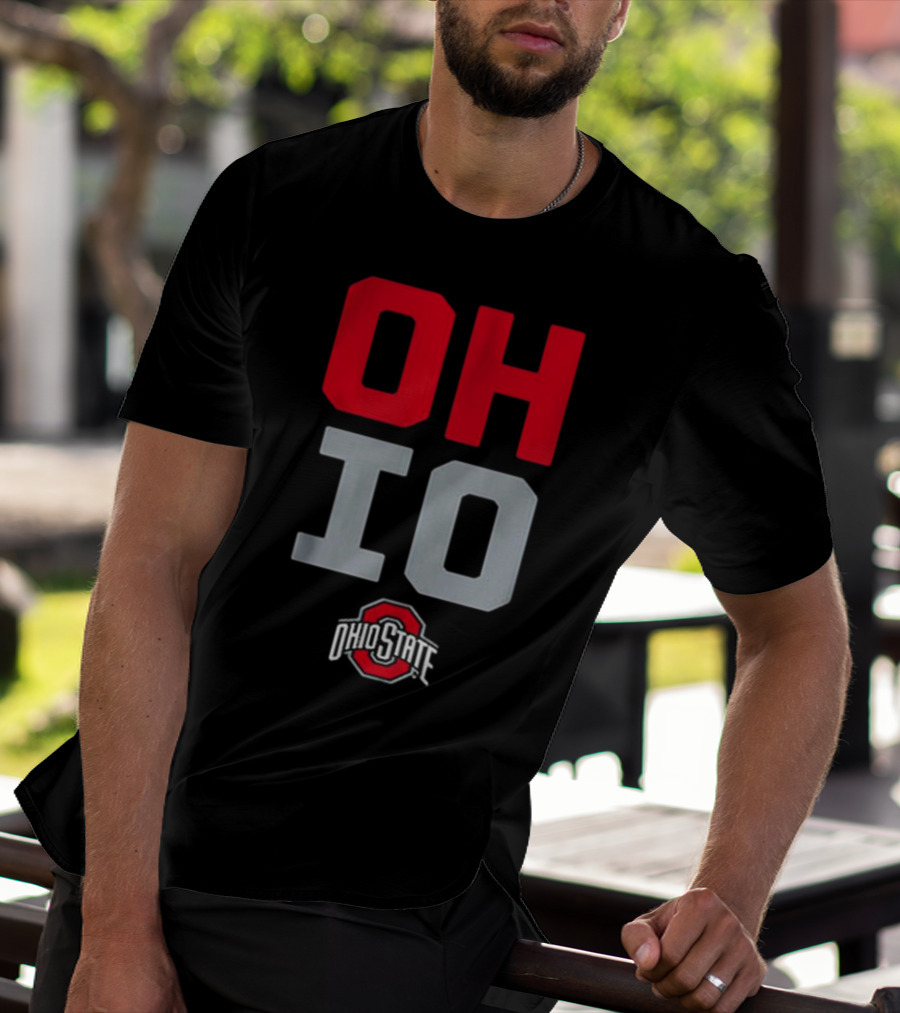 Ohio State OH-IO Slogan With Ohio State University T-Shirt