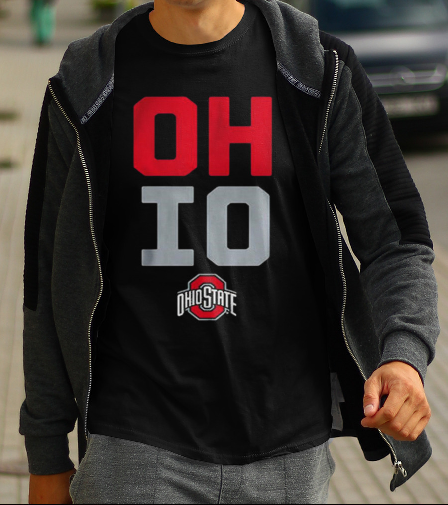 Ohio State OH-IO Slogan With Ohio State University T-Shirt