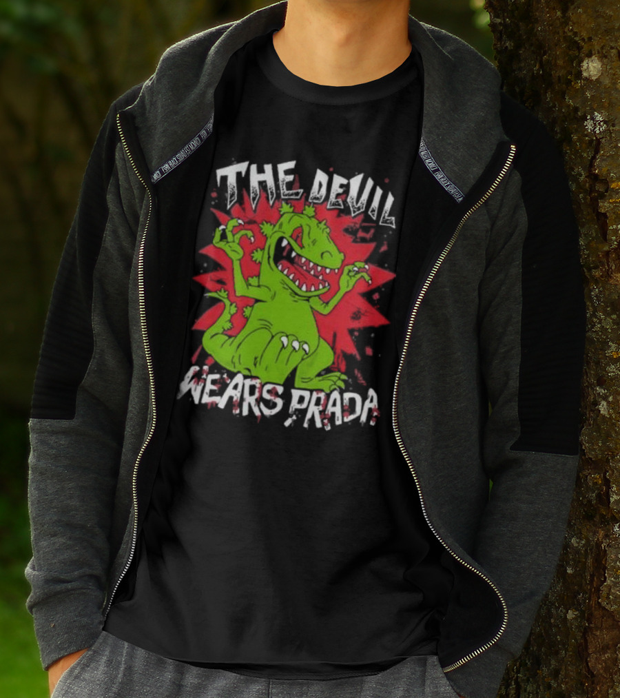 The Devil Wears Prada Reptar Rugrats Crossover T-Shirt