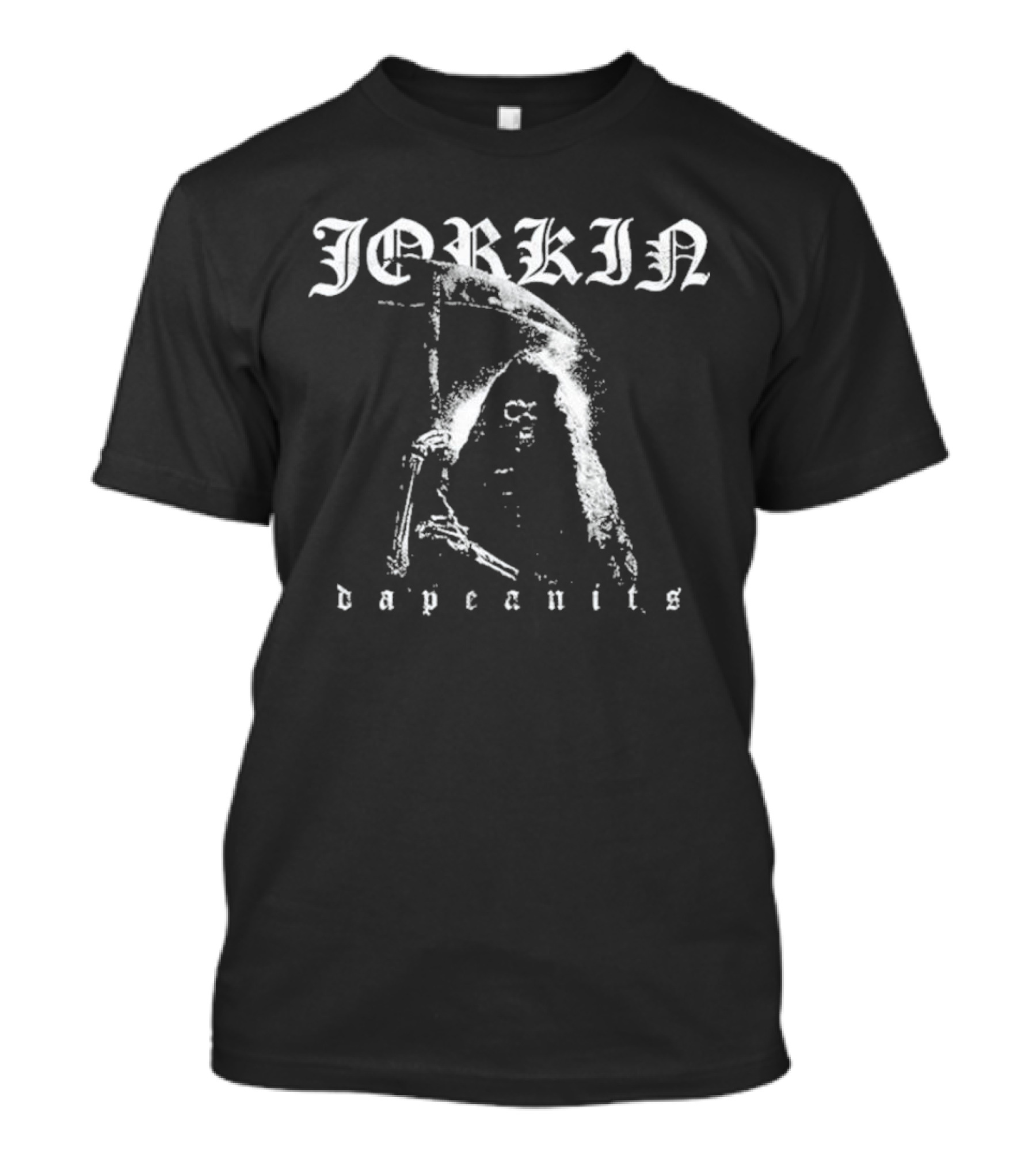 Jorkin Dapeanits Grim Reaper Motif T-Shirt