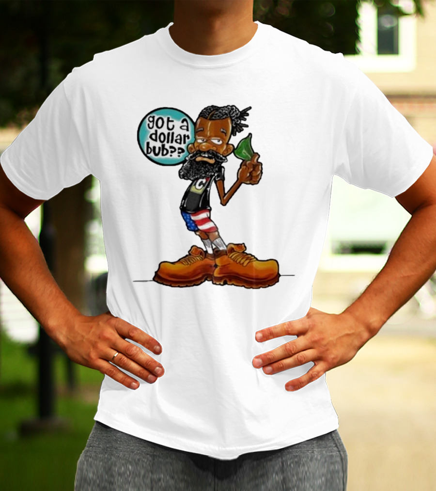 Damon Darling Got A Dollar Bub Character With Funky Style And Patriotic Colors T-Shirt