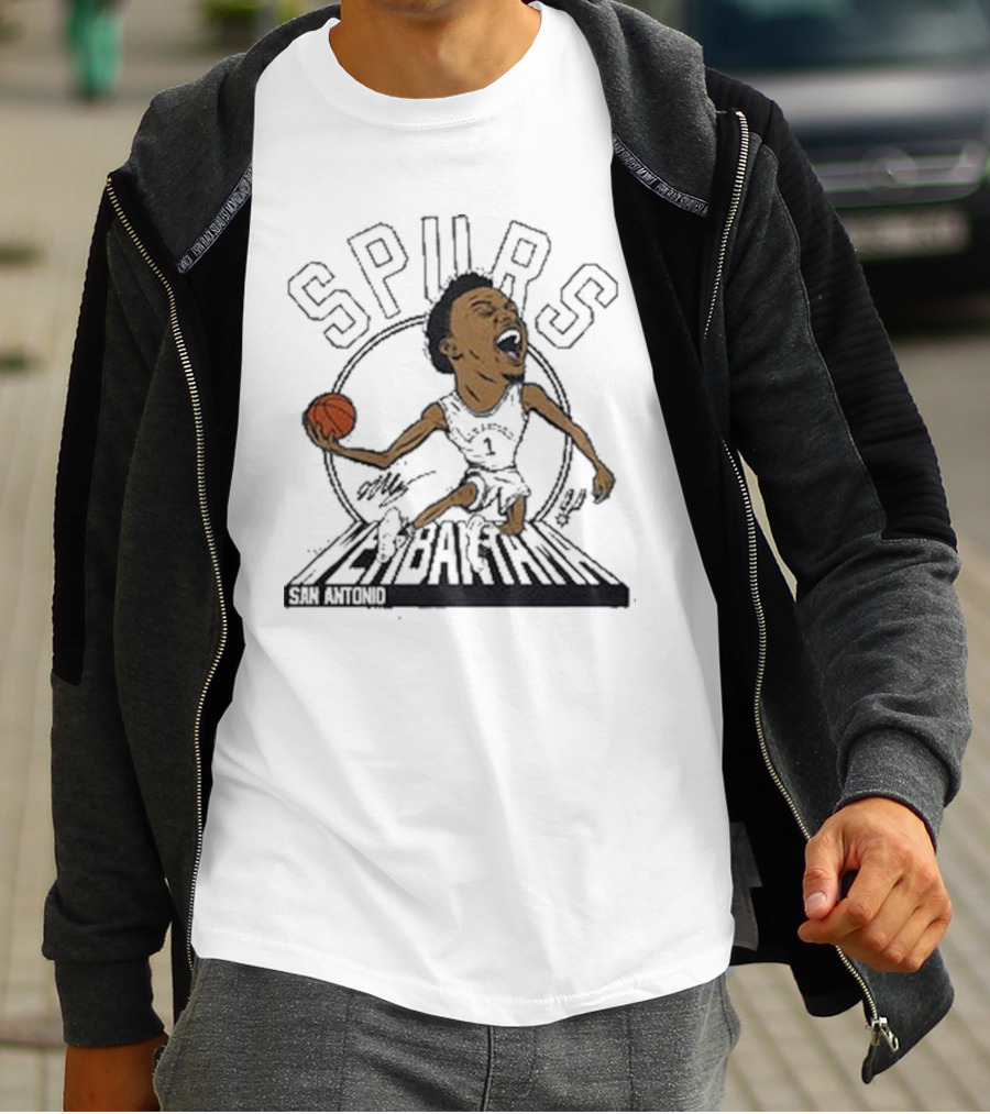 Spurs San Antonio Wembanyama Signature T-Shirt