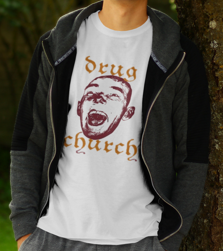 Drug Church Face Graphic T-Shirt
